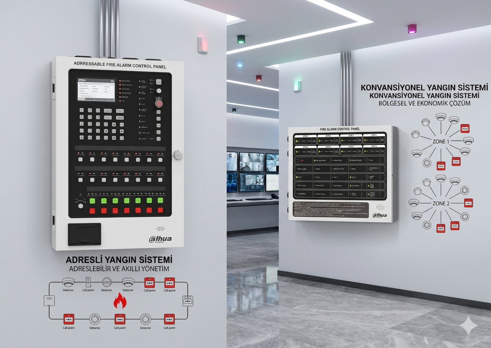 Dahua Yangın Sistemleri: Adresli mi, Konvansiyonel mi?