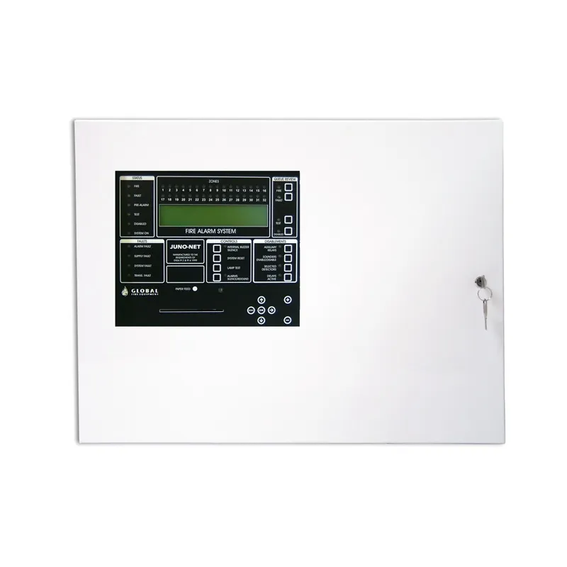 Global J-NET-SC-006 6 Loop Yangın Alarm Kontrol Paneli 750 Adres Büyük Kasa
