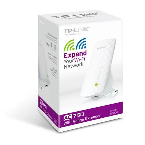 TP-Link RE200 AC750 Dual Band Menzil Genişletici