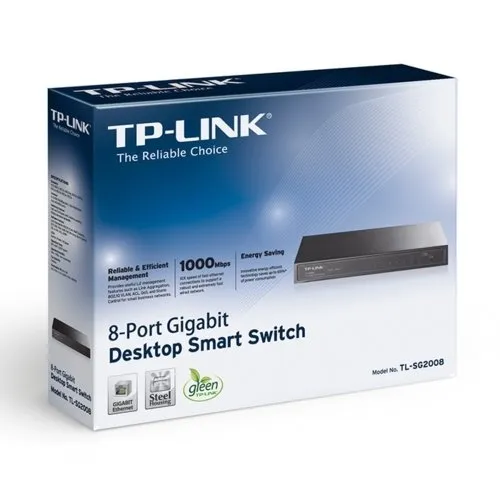 TP-Link TL-SG2008 10/100/1000Mbps Gigabit Switch